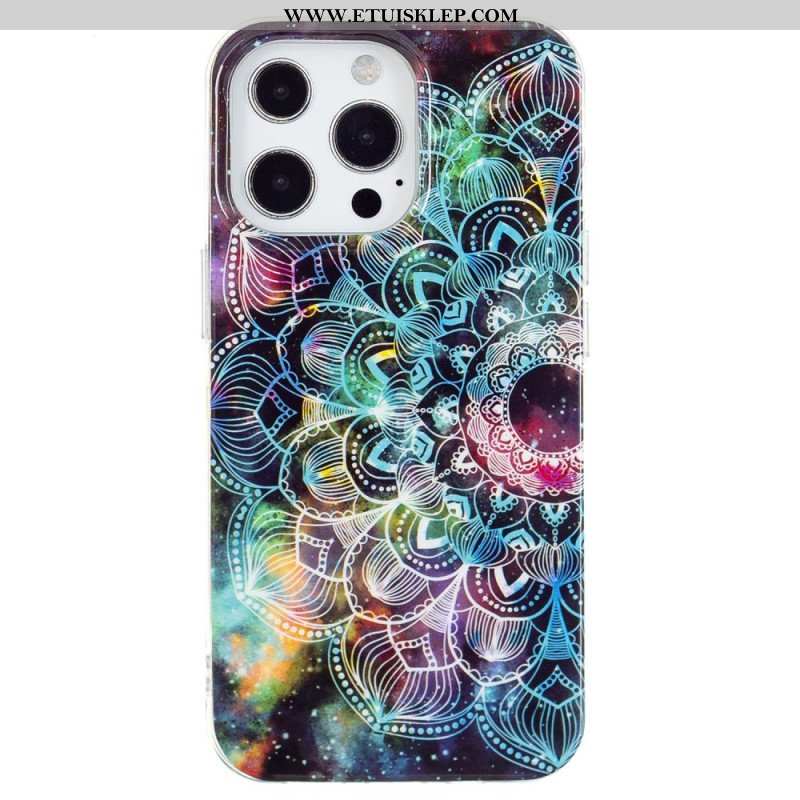 Etui do iPhone 15 Pro Max Mandala Fluorescencyjna